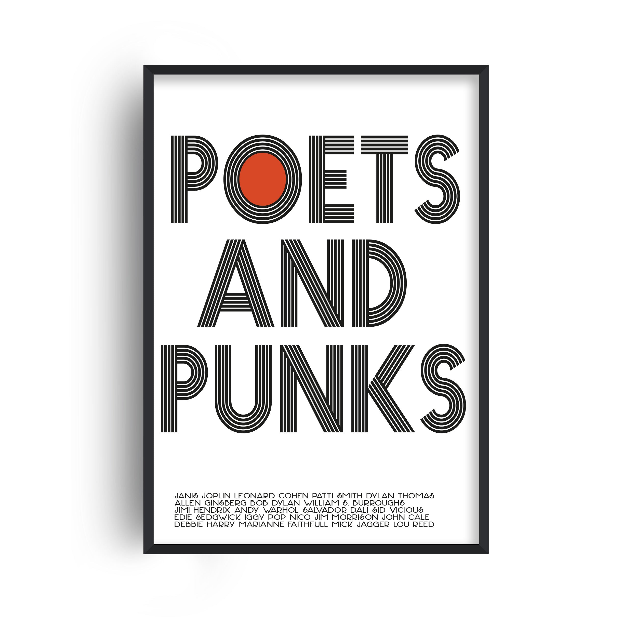 Poets and Punks Art Giclée retro print