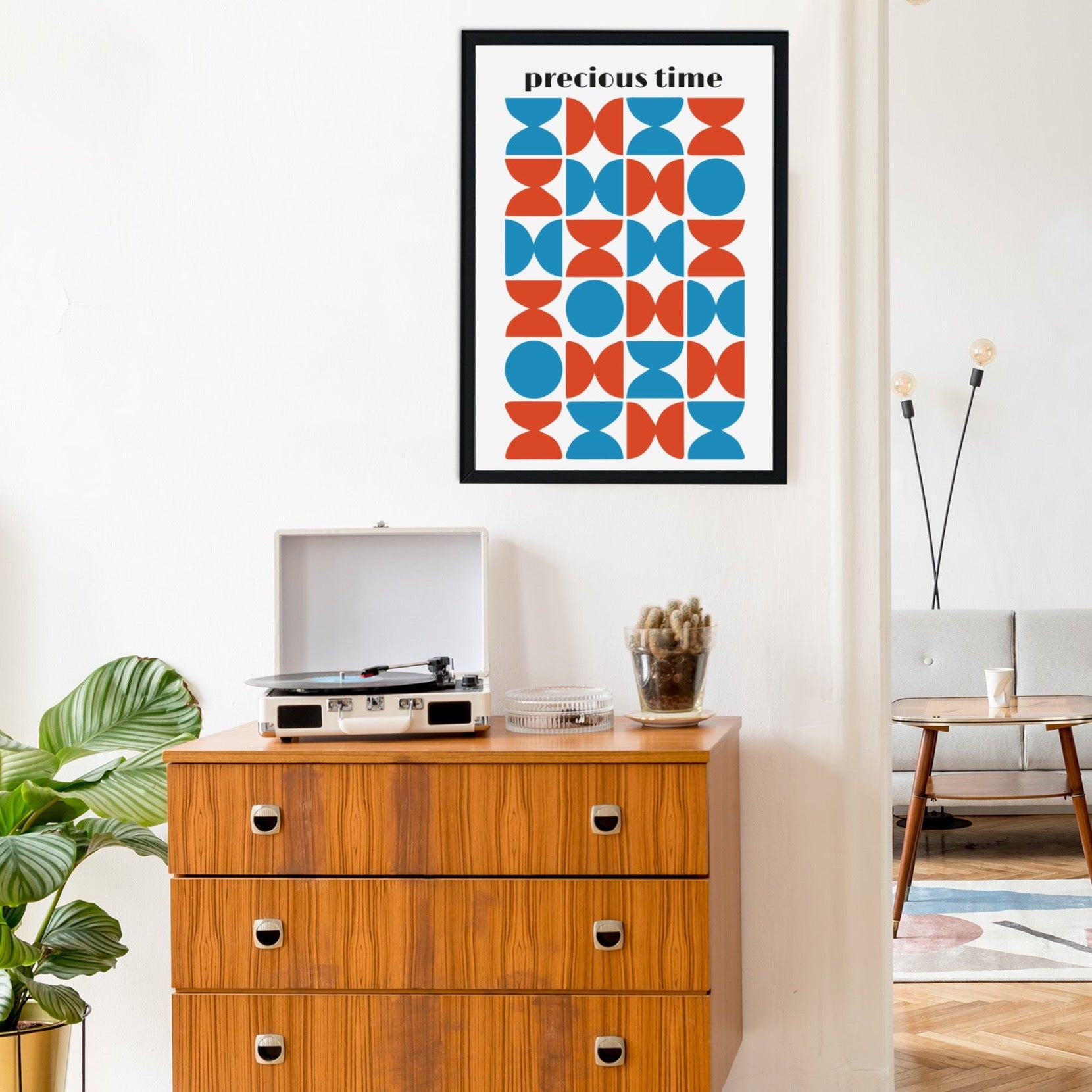 Precious time Giclée retro Art Print