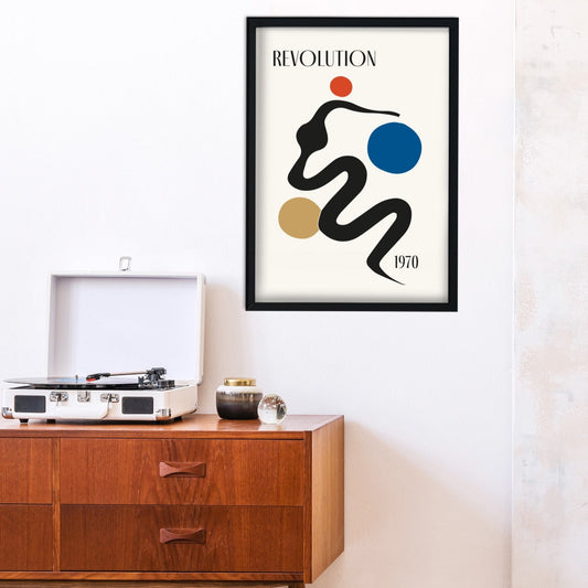 Revolution Giclée retro Art Print