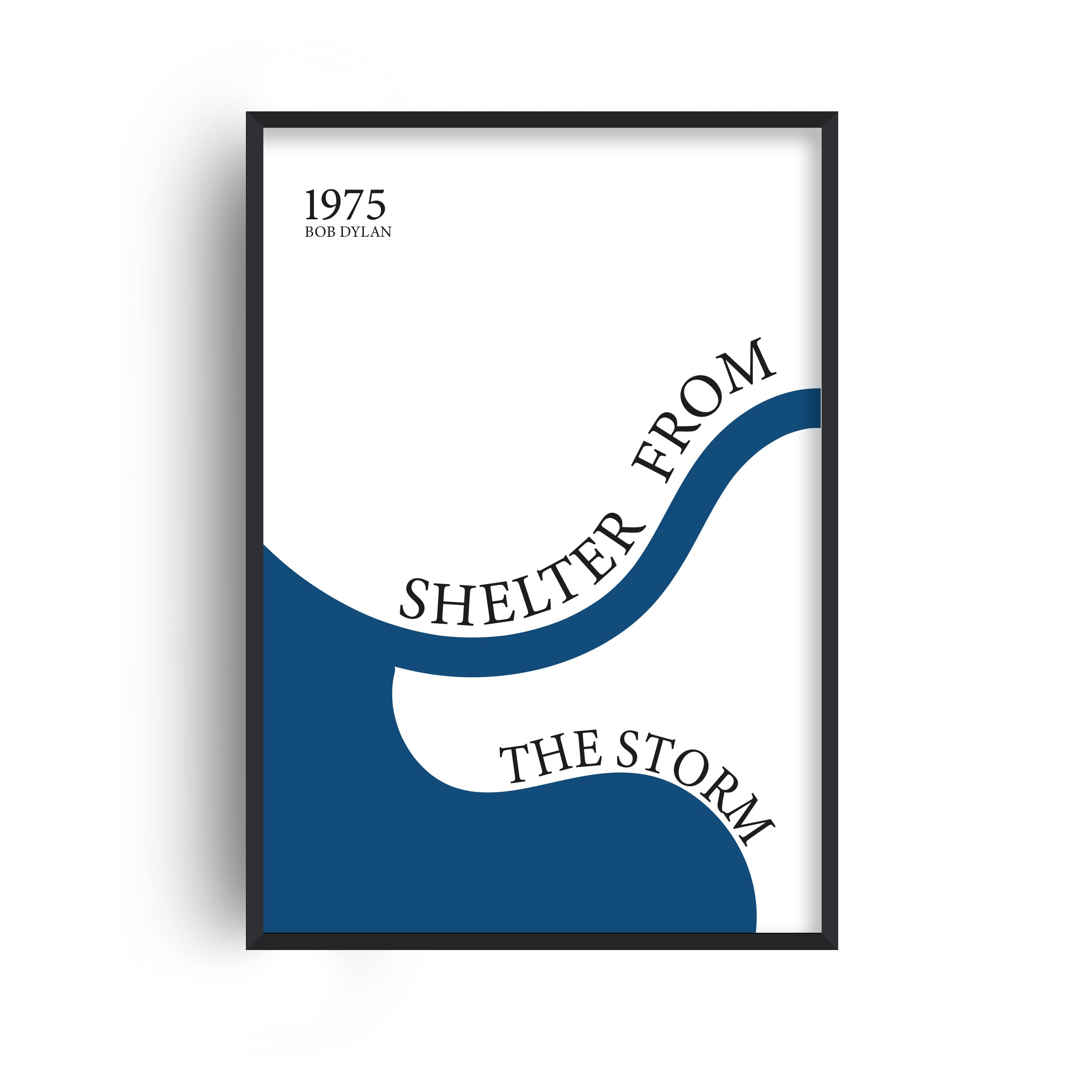 Shelter from the storm Giclée retro Art Print