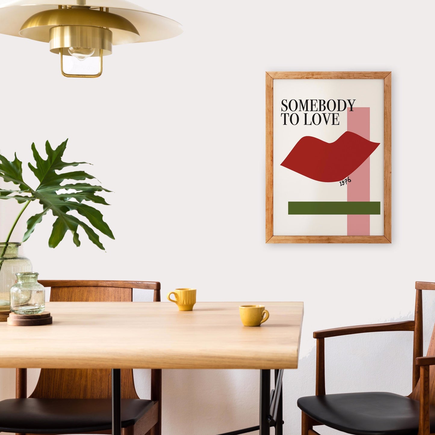 Somebody to love Giclée retro Art Print