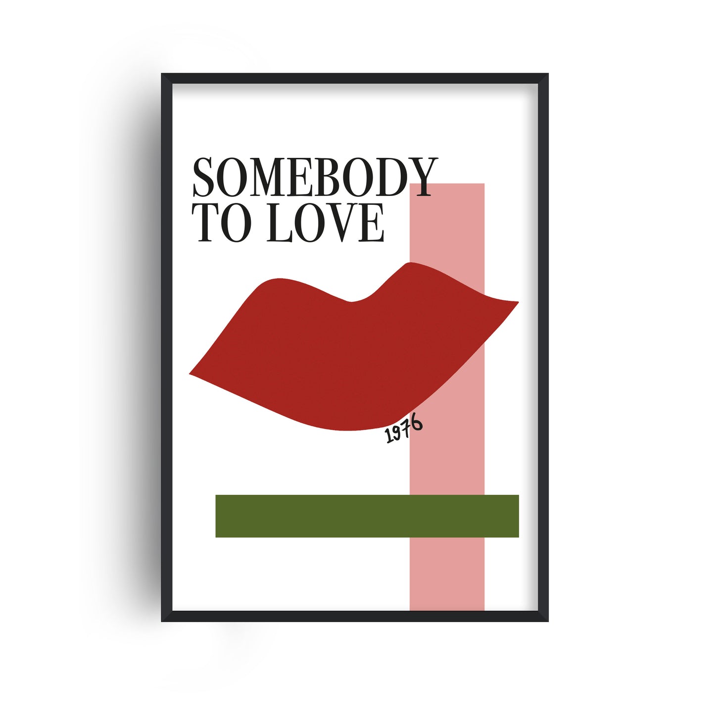 Somebody to love Giclée retro Art Print
