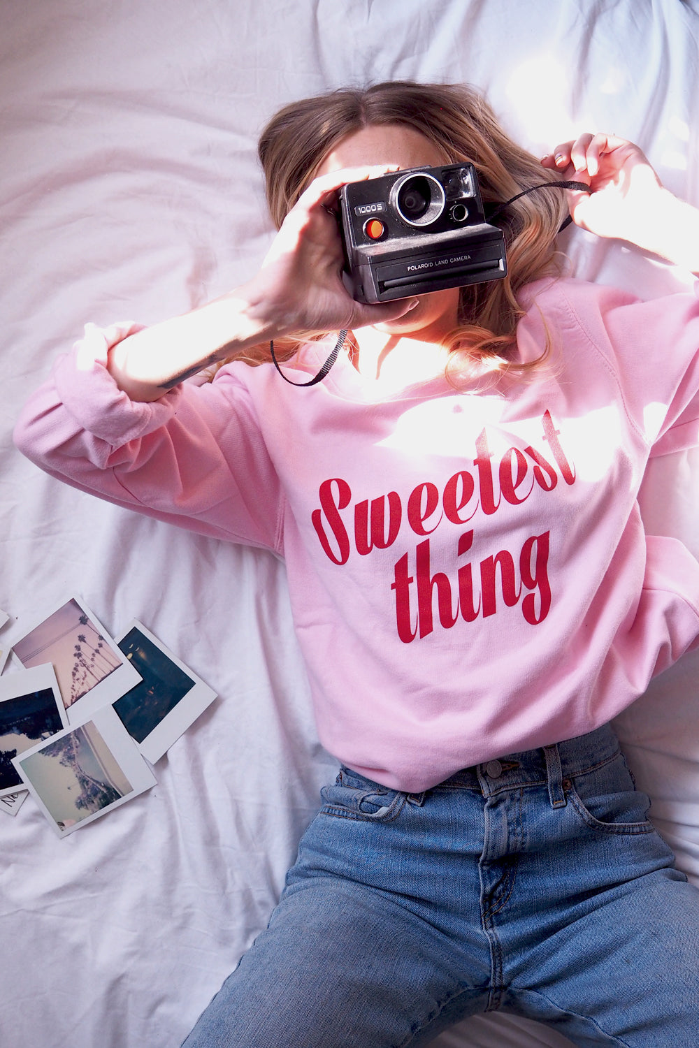 Sweetest thing retro slogan sweatshirt