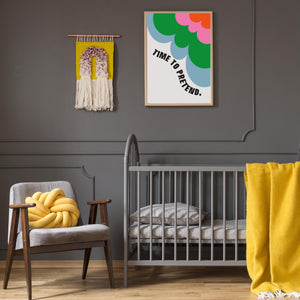 Time to Pretend retro nursery Giclée Art Print