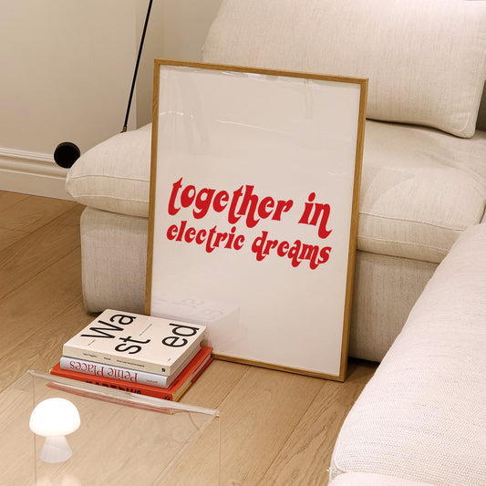 Together in Electric dreams Giclée Art print