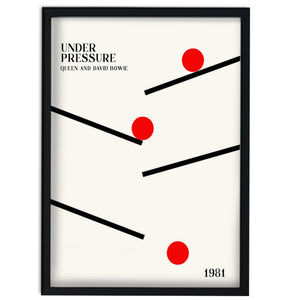 Under Pressure retro Giclée Art Print