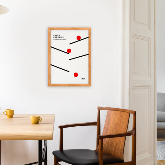 Under Pressure retro Giclée Art Print