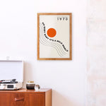 Wild World  retro Giclée Art Print