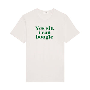 Yes sir I can Boogie oversized retro slogan t-shirt