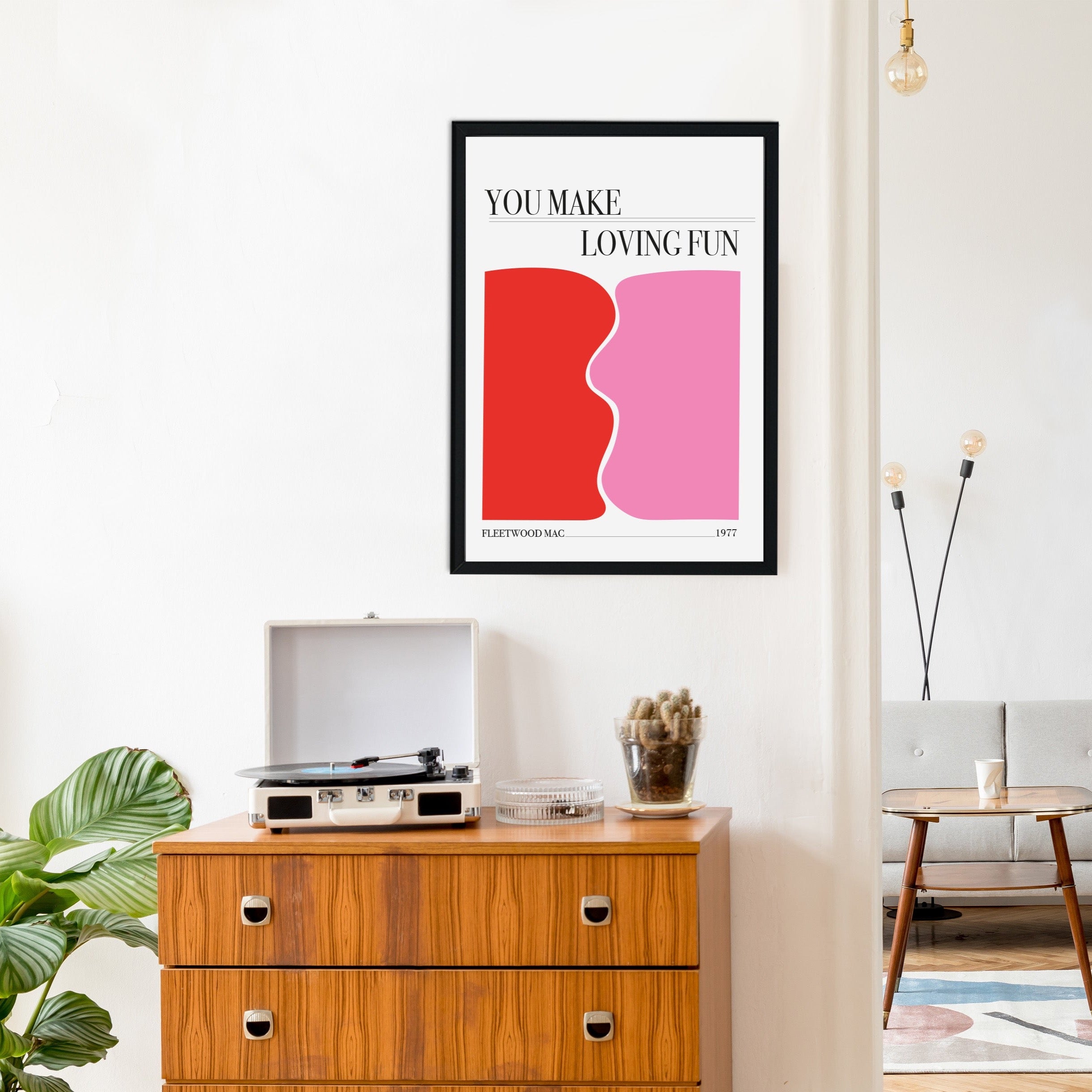 You make loving fun Giclée retro Art Print